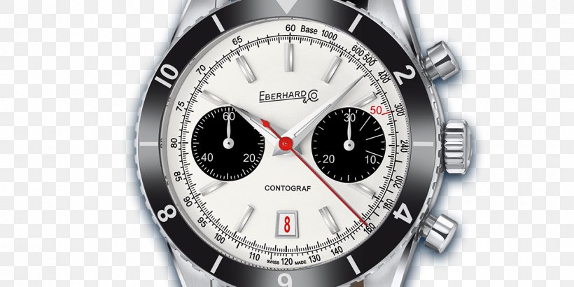 Automatic Watch Eberhard & Co. Chronograph ETA 7750, PNG, 1200x600px, Watch, Automatic Watch, Brand, Chronograph, Clock Download Free