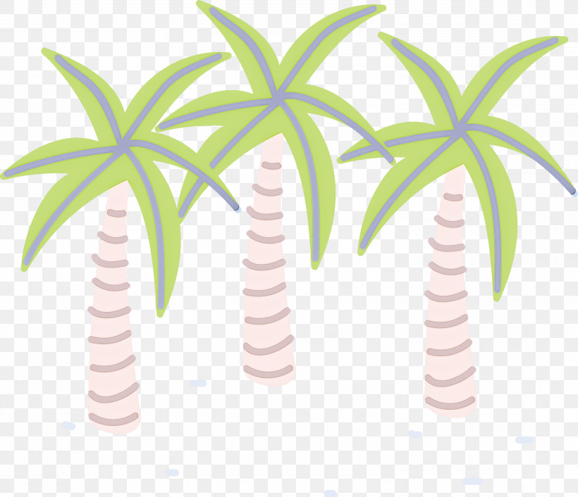 Palm Trees, PNG, 3000x2585px, Palm Trees, Branch, Drawing, Leaf, Painting Download Free
