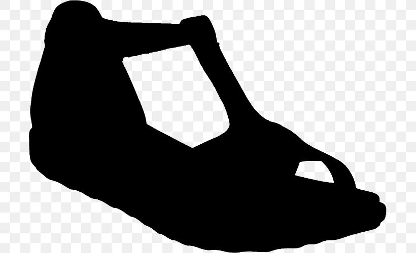Shoe Clip Art Product Design Line, PNG, 705x500px, Shoe, Black M, Blackandwhite, Footwear, Silhouette Download Free