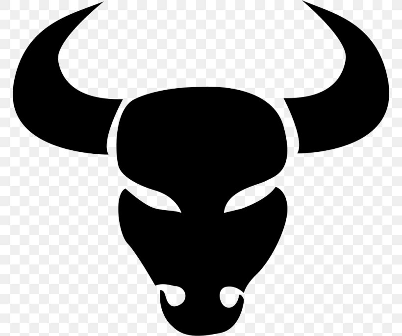Taurus Clip Art Vector Graphics Zodiac, PNG, 768x686px, Taurus, Astrological Sign, Automotive Decal, Blackandwhite, Bovine Download Free