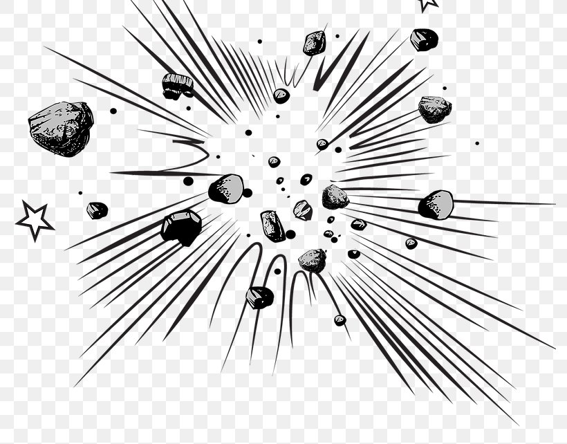Vector Graphics Image Clip Art, PNG, 789x642px, Drawing, Blackandwhite, Cartoon, Explosion, Organism Download Free