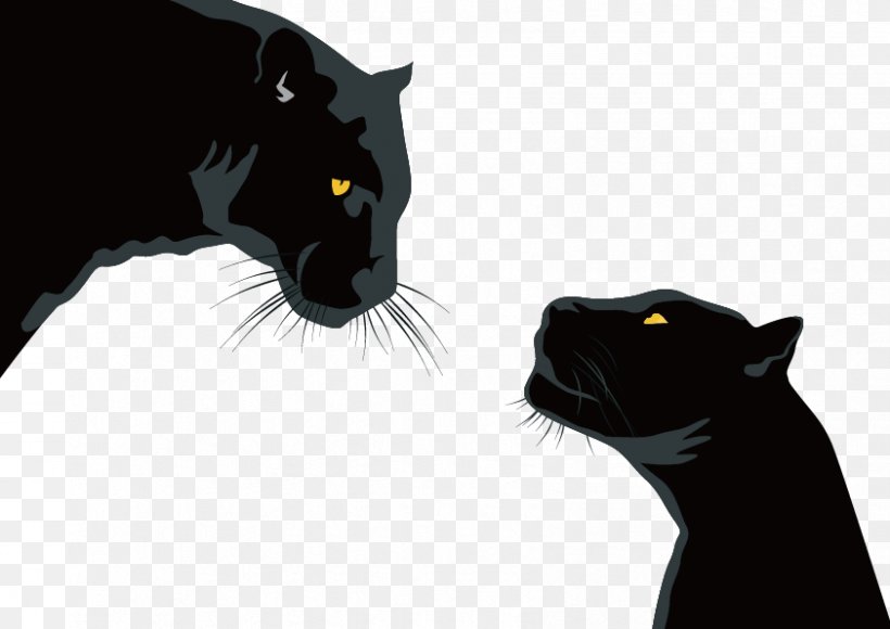 Black Panther Black Cat Leopard Cougar Jaguar, PNG, 842x596px, Black Panther, Big Cats, Black, Black Cat, Carnivoran Download Free