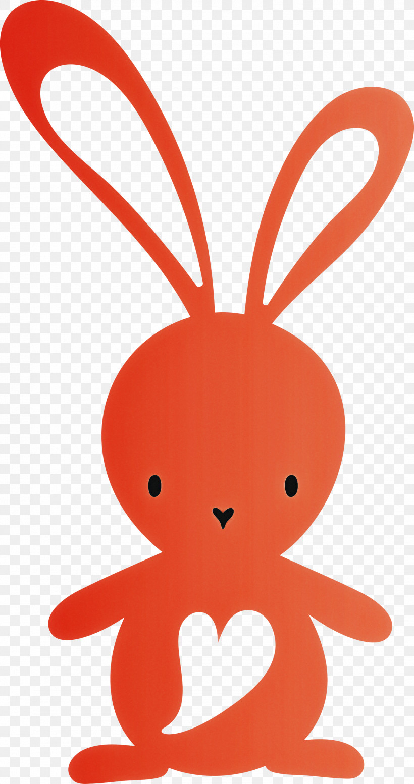 Cute Easter Bunny Easter Day, PNG, 1582x3000px, Cute Easter Bunny, Animal Figure, Cartoon, Easter Day, Orange Download Free