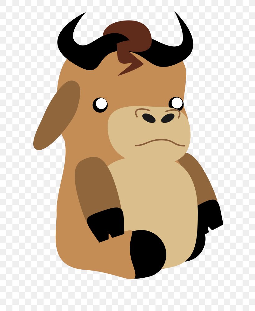 Wildebeest Giant Panda GNU Clip Art, PNG, 615x1000px, Wildebeest, Carnivoran, Cartoon, Cattle Like Mammal, Cuteness Download Free