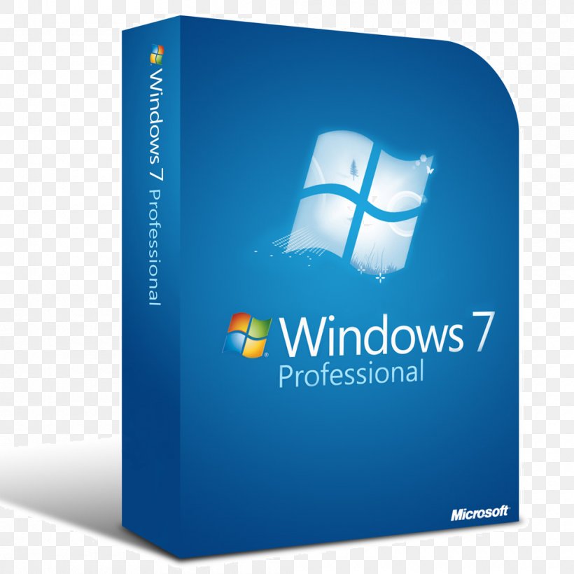 Windows 7 Operating Systems Computer Software 64-bit Computing, PNG, 1000x1000px, 64bit Computing, Windows 7, Brand, Computer, Computer Software Download Free