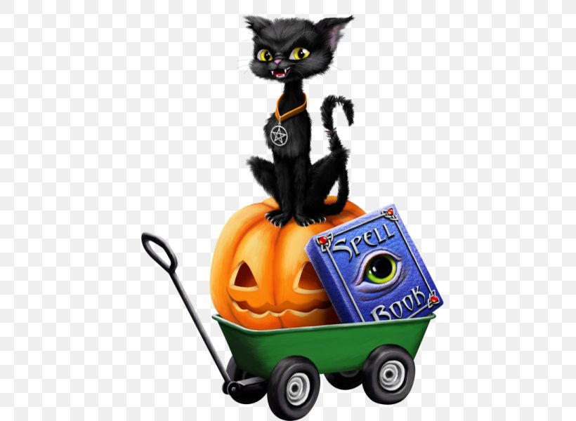 Black Cat Halloween Boszorkány Pumpkin, PNG, 448x600px, Cat, Black Cat, Blog, Carnivoran, Cat Like Mammal Download Free