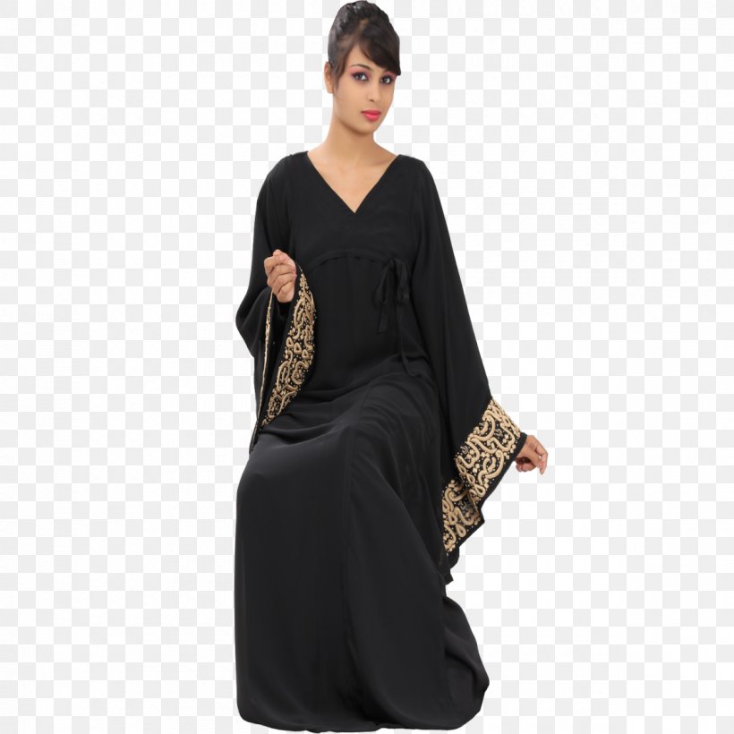 Dress Shoulder Abaya Sleeve Black M, PNG, 1200x1200px, Dress, Abaya, Black, Black M, Clothing Download Free