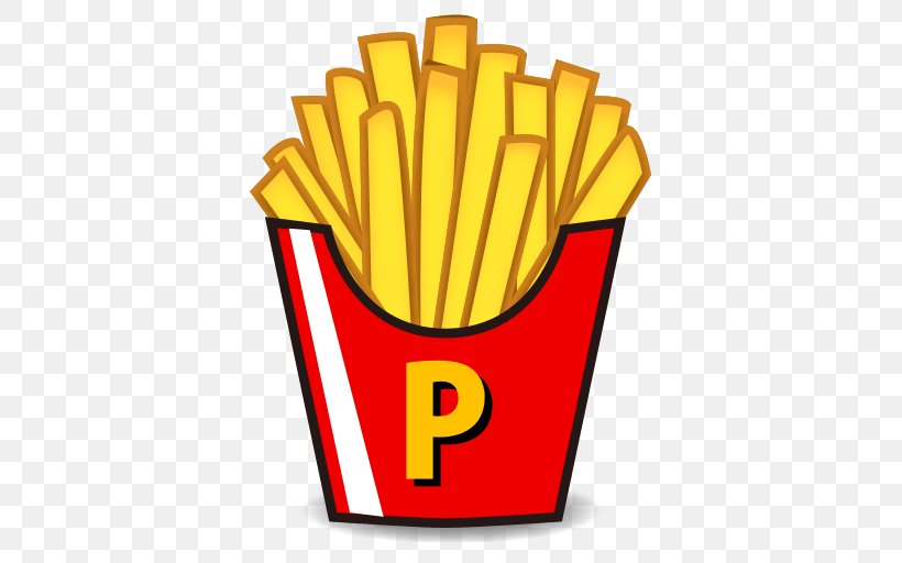 French Fries Fast Food Emoji Sticker Text Messaging, PNG, 512x512px, French Fries, Email, Emoji, Emojipedia, Emoticon Download Free