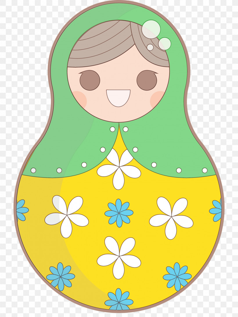Leaf Green Headgear Area Flower, PNG, 2249x3000px, Colorful Russian Doll, Area, Biology, Flower, Green Download Free