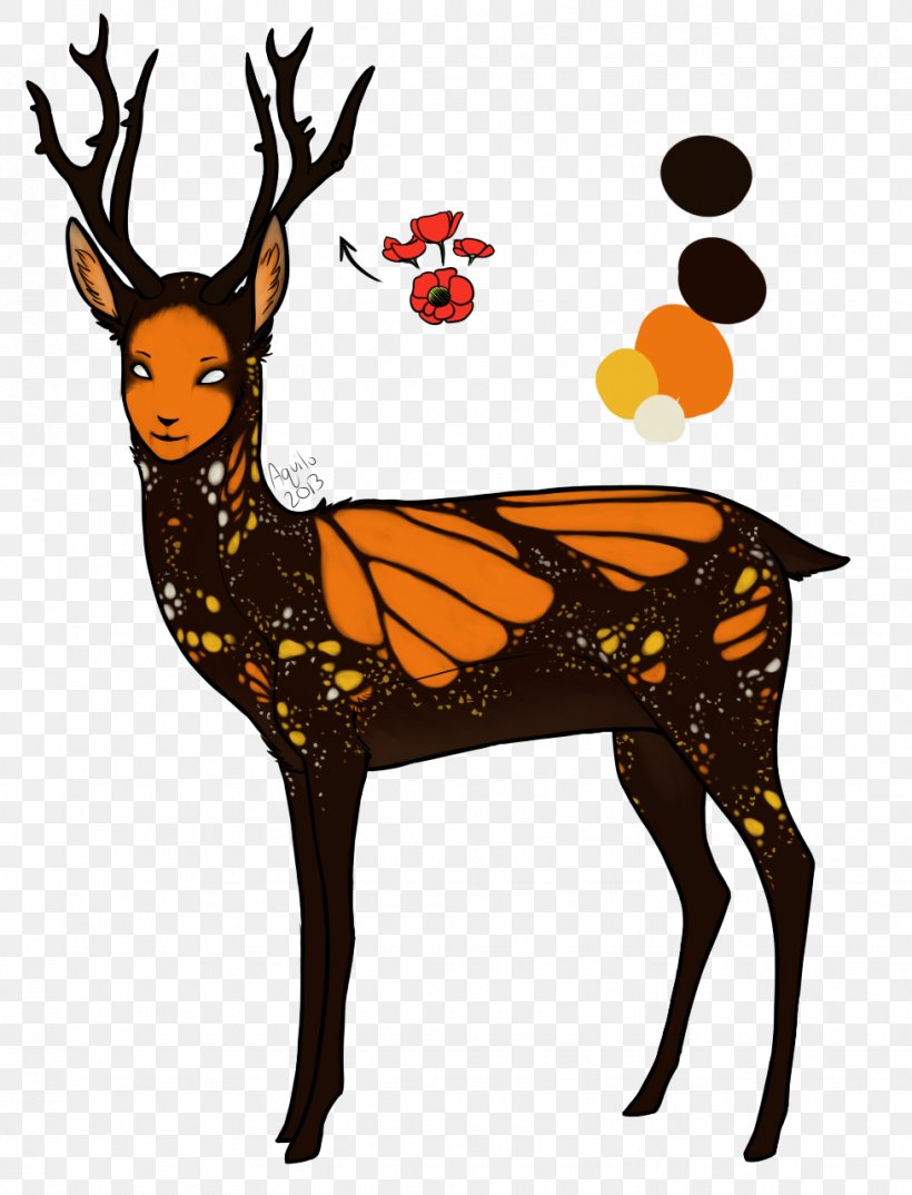Reindeer Clip Art Illustration Antler Insect, PNG, 977x1280px, Reindeer, Antler, Art, Deer, Insect Download Free