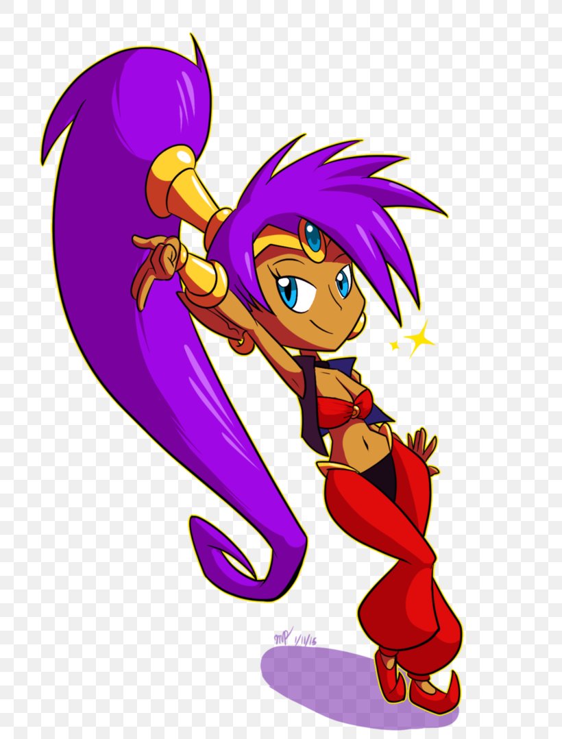 Shantae Smash Final Vertebrate Clip Art, PNG, 741x1078px, Watercolor, Cartoon, Flower, Frame, Heart Download Free