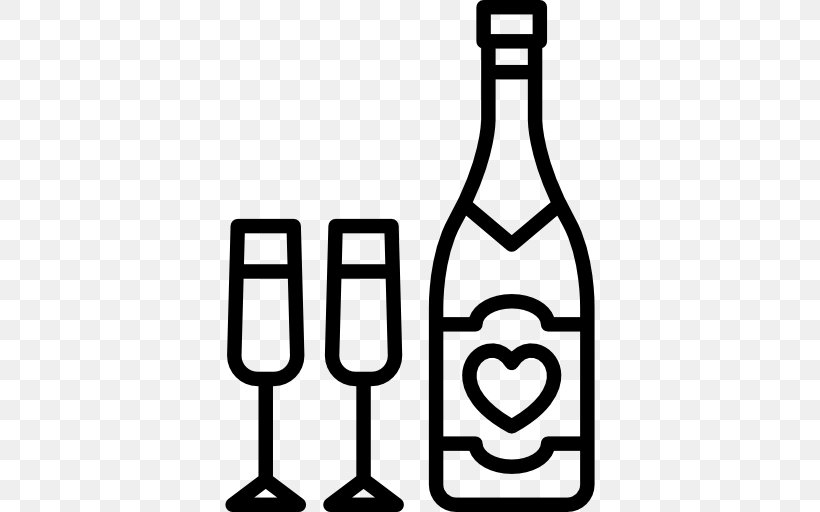 Wine Champagne Drink, PNG, 512x512px, Wine, Alcoholic Drink, Black And White, Champagne, Dinner Download Free