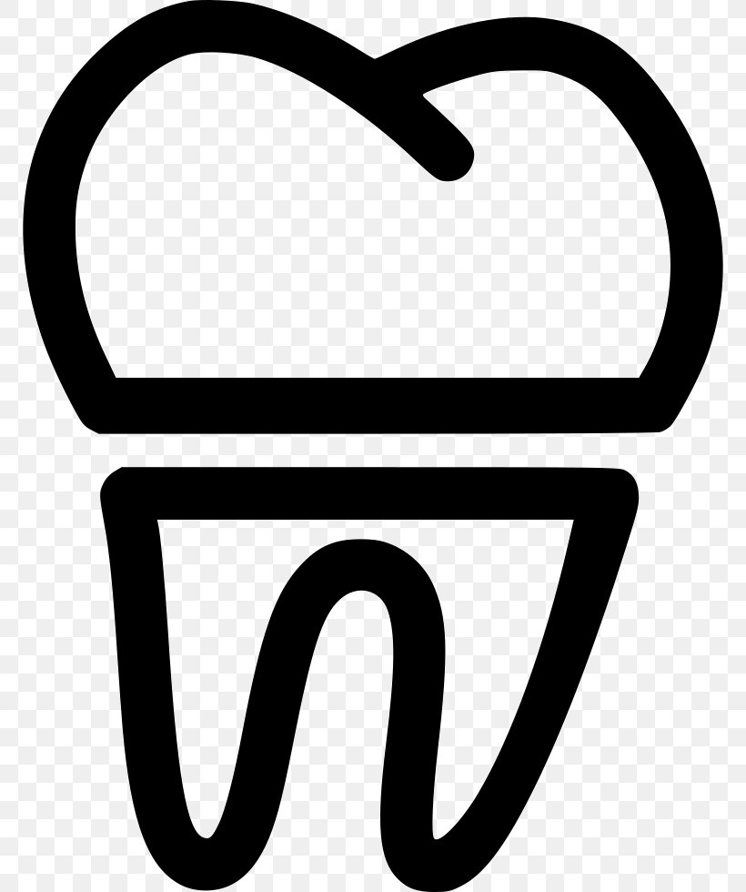 Clip Art Human Tooth Dentistry Openclipart, PNG, 770x980px, Human Tooth, Area, Black And White, Body Jewelry, Dentist Download Free