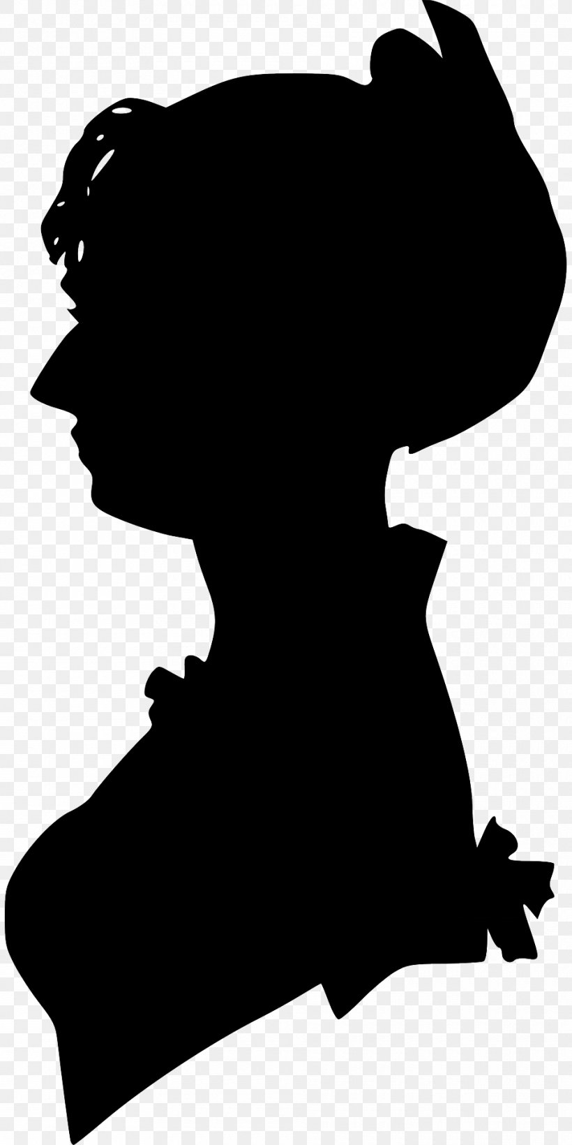 Silhouette Woman Drawing Clip Art, PNG, 960x1920px, Silhouette, Art, Black, Black And White, Drawing Download Free