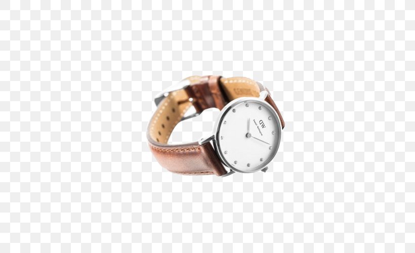 Watch Daniel Wellington Leather Quartz Clock, PNG, 508x500px, Watch, Beige, Brand, Clock Face, Color Download Free