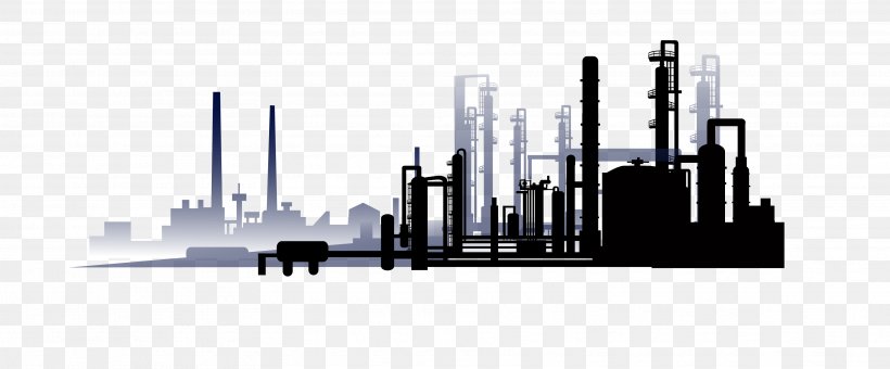 Oil Refinery Euclidean Vector Petroleum Refining, PNG, 3528x1464px, Oil Refinery, Architectural Engineering, Brand, Chemical Industry, Factory Download Free