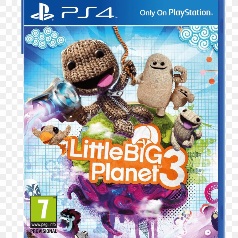 LittleBigPlanet 3 PlayStation 4 Video Game, PNG, 1000x1000px, Littlebigplanet 3, Action Game, Game, Littlebigplanet, Pc Game Download Free