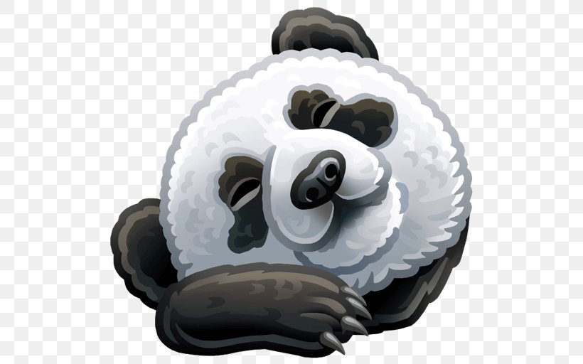 Giant Panda VKontakte Sticker Social Networking Service Telegram, PNG, 512x512px, Giant Panda, Askfm, Bear, Carnivoran, Dog Like Mammal Download Free