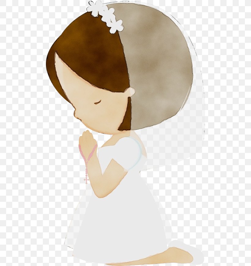 Girl Cartoon, PNG, 520x870px, Watercolor, Baptism, Boy, Brown Hair, Cartoon Download Free