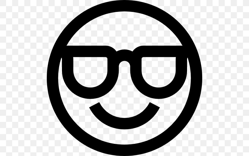 Smiley Emoji Emoticon Clip Art, PNG, 512x512px, Smiley, Area, Black, Black And White, Emoji Download Free
