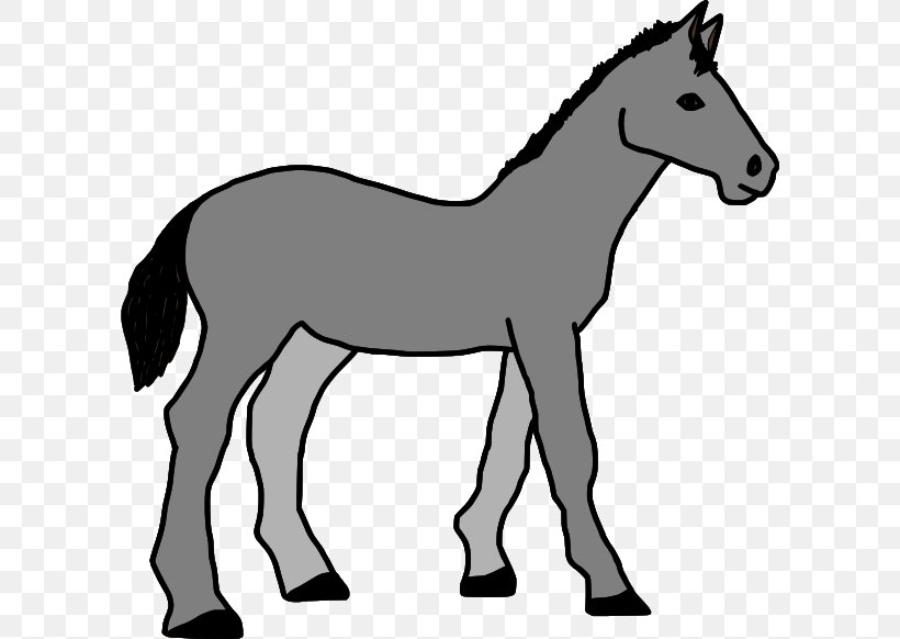 Foal Colt Horse Clip Art Vector Graphics, PNG, 600x582px, Foal, Animal Figure, Colt, Drawing, Gray Download Free