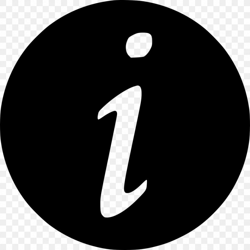 Symbol Information Logo, PNG, 980x980px, Symbol, Black And White, Blog, Brand, Information Download Free