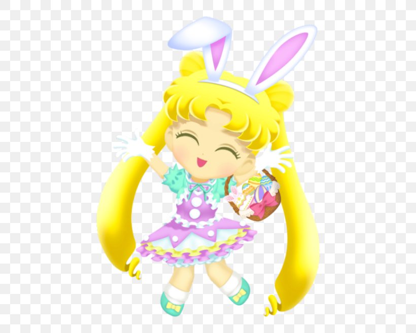 Easter Bunny Sailor Moon Rabbit Fiction, PNG, 500x657px, Easter Bunny, Baby Toys, Cartoon, Character, Easter Download Free