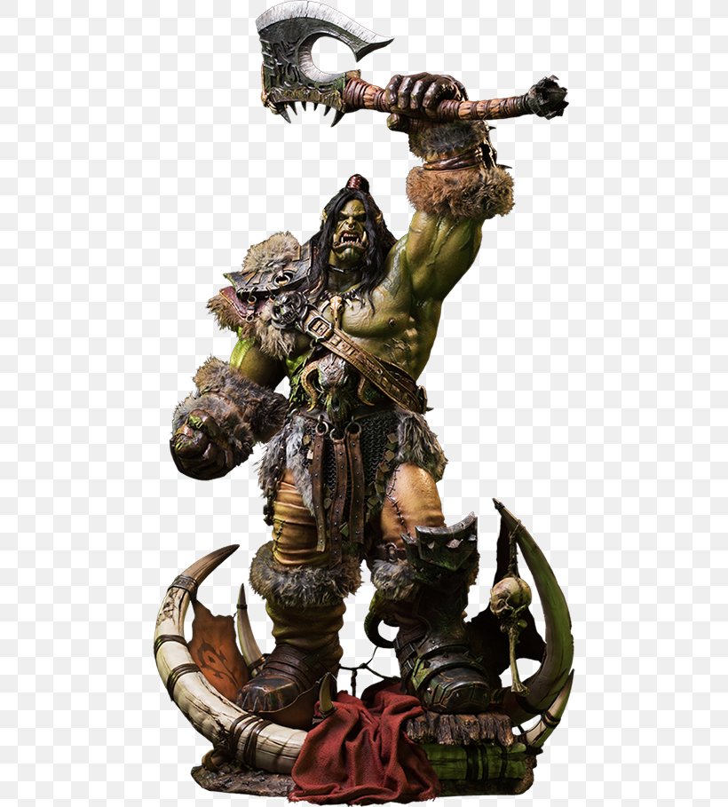 Grom Hellscream Figurine Statue Warlords Of Draenor Film, PNG, 480x909px, Grom Hellscream, Action Figure, Action Toy Figures, Character, Figurine Download Free