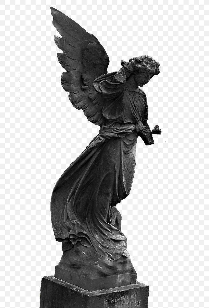 Statue Stone Sculpture Figurine, PNG, 663x1205px, Statue, Angel, Angels, Artwork, Black And White Download Free