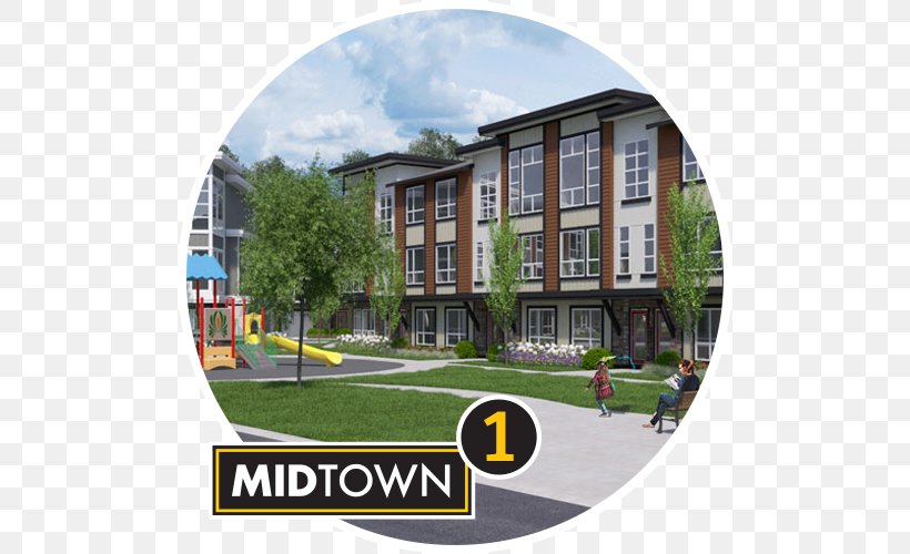 Townhouse Apartment Midtown Way Van Maren Construction Group Ltd., PNG, 500x500px, House, Apartment, Architectural Engineering, Building, Business Download Free