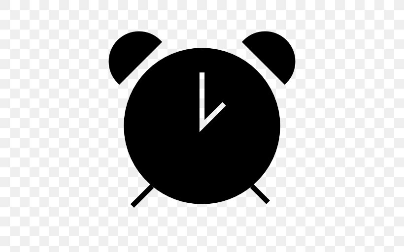 Alarm Clocks IOS 7, PNG, 512x512px, Alarm Clocks, Alarm Clock, Alarm Device, Black, Black And White Download Free
