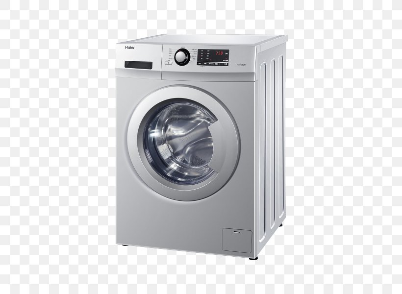 Washing Machine Clothes Dryer Haier Home Appliance, PNG, 600x600px, Washing Machine, Clothes Dryer, Haier, Home Appliance, Laundry Download Free