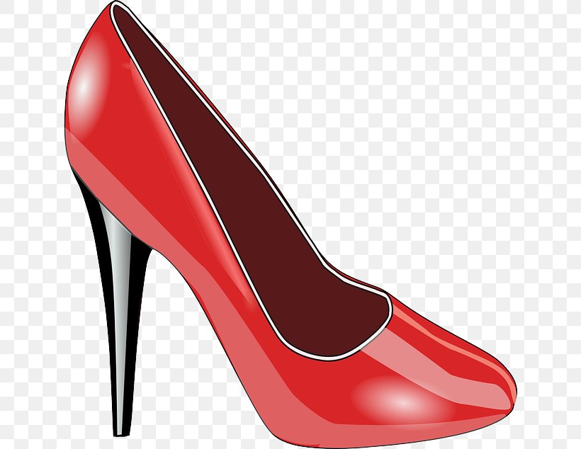 High-heeled Shoe Clip Art, PNG, 640x634px, Shoe, Automotive Design, Basic Pump, Boot, Footwear Download Free