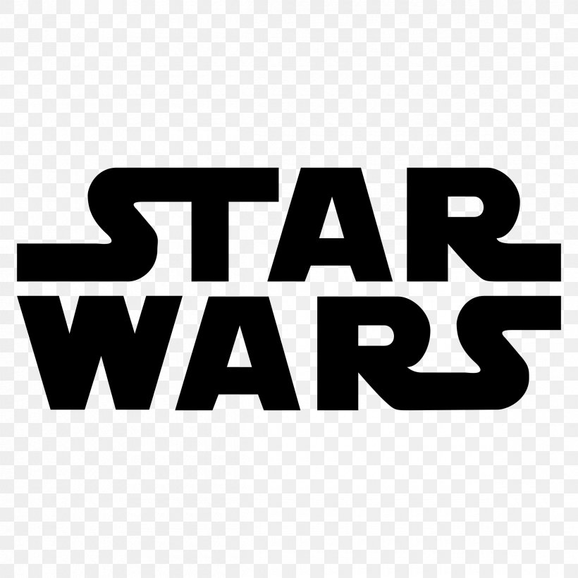 Star Wars Logo Download, PNG, 2400x2400px, Star Wars, Area, Black And White, Brand, Logo Download Free