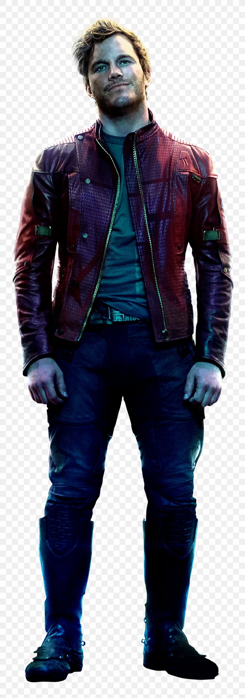 Chris Pratt Star-Lord Guardians Of The Galaxy Gamora Rocket Raccoon, PNG, 1622x4613px, Chris Pratt, Chris Evans, Denim, Drax The Destroyer, Facial Hair Download Free