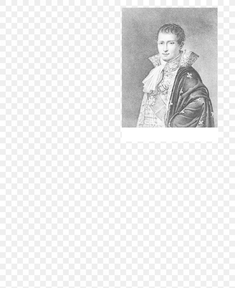 Portrait White Joseph Bonaparte, PNG, 984x1206px, Portrait, Black And White, Drawing, Gentleman, Joseph Bonaparte Download Free