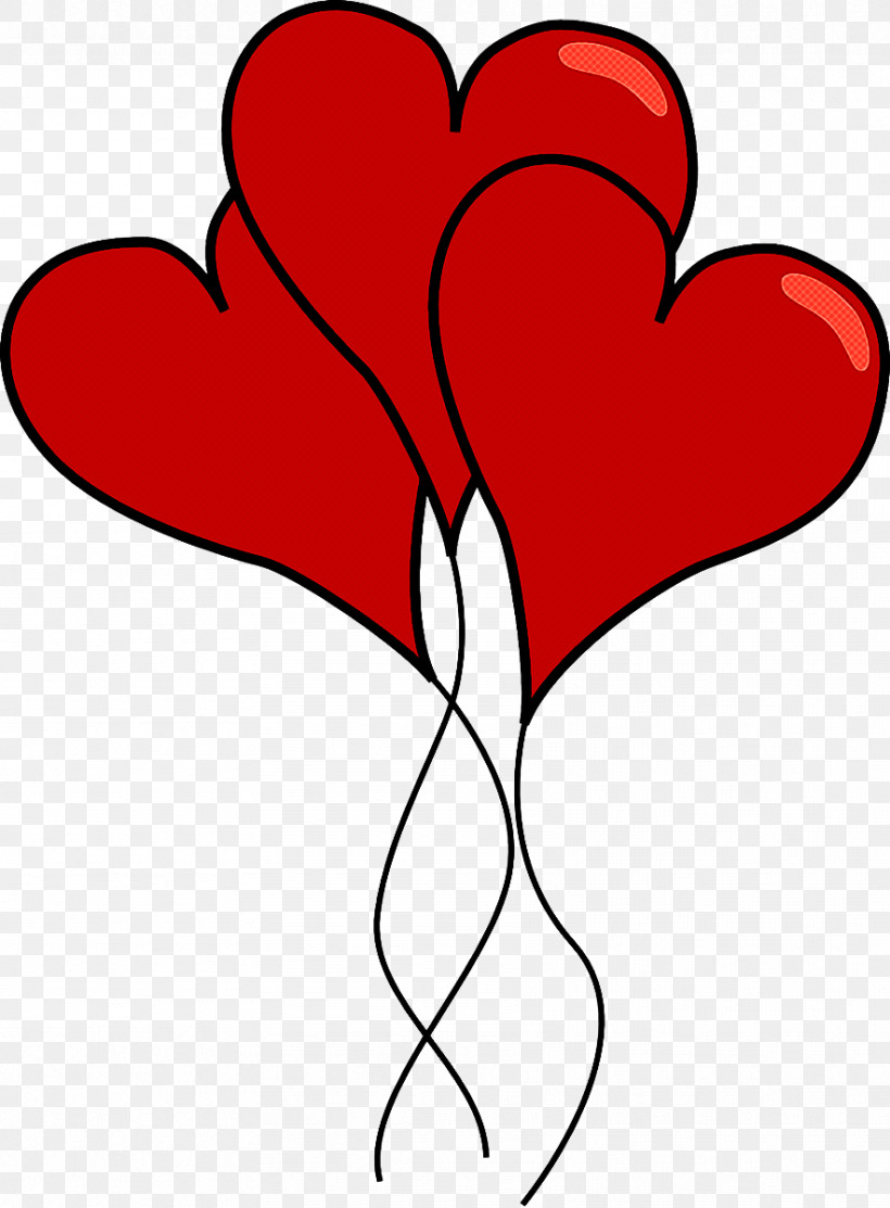 Red Heart Leaf Petal Line Art, PNG, 884x1200px, Red, Flower, Heart, Leaf, Line Art Download Free