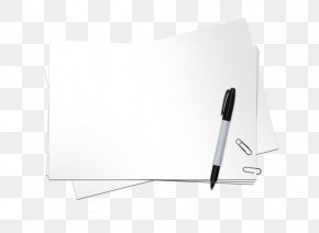 Pen - Standard Paper Size Pen Correction Tape Watercolor Painting PNG