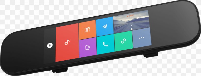 Car Xiaomi Mi MIX Rear-view Mirror, PNG, 1842x700px, Car, Communication Device, Electronic Device, Electronics, Electronics Accessory Download Free