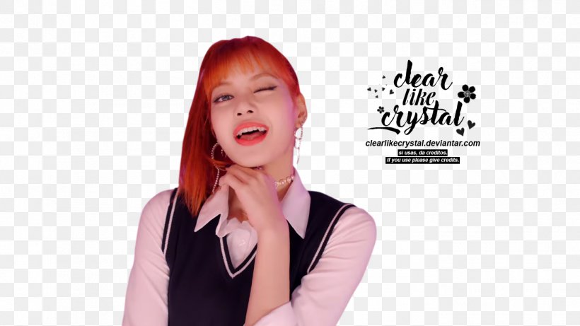 Lisa BLACKPINK As If It's Your Last K-pop Microphone, PNG, 1366x768px, Watercolor, Cartoon, Flower, Frame, Heart Download Free