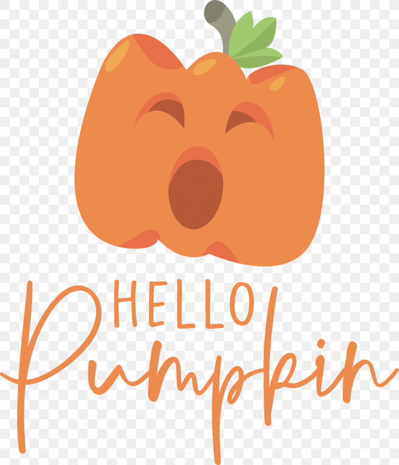 HELLO PUMPKIN Autumn Harvest, PNG, 2577x3000px, Autumn, Cartoon, Fruit, Harvest, Logo Download Free