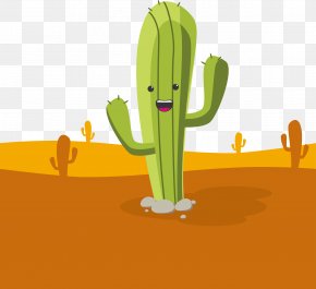 Desenho de cacto verde, Cactaceae Cartoon Saguaro, Cartoon Cactus s, folha,  vertebrado png