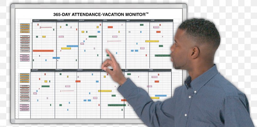 Dry-Erase Boards Vacation Magnatag Organization Flip Chart, PNG, 1000x493px, Dryerase Boards, Area, Calendar, Communication, Computer Download Free
