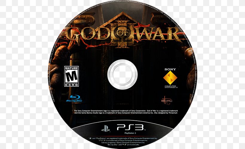 God War III Compact Disc PlayStation 3 Storage, PNG, 500x500px, God Of War