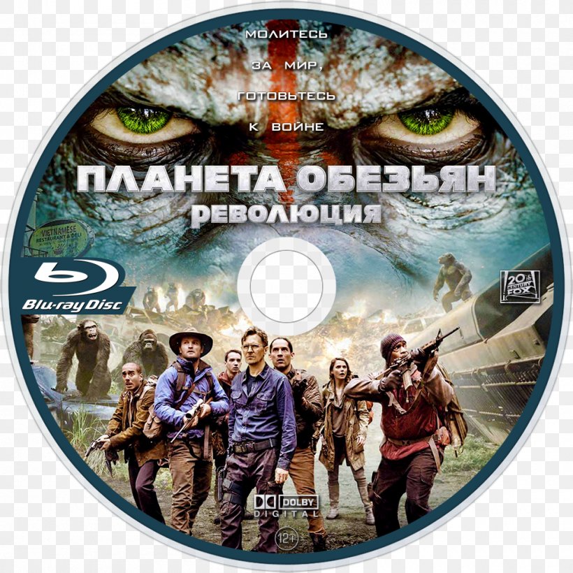 Planet Of The Apes 20th Century Fox El Planeta De Los Simios Blu-ray Disc Film, PNG, 1000x1000px, 20th Century Fox, 20th Century Fox Home Entertainment, 2014, Planet Of The Apes, Andy Serkis Download Free