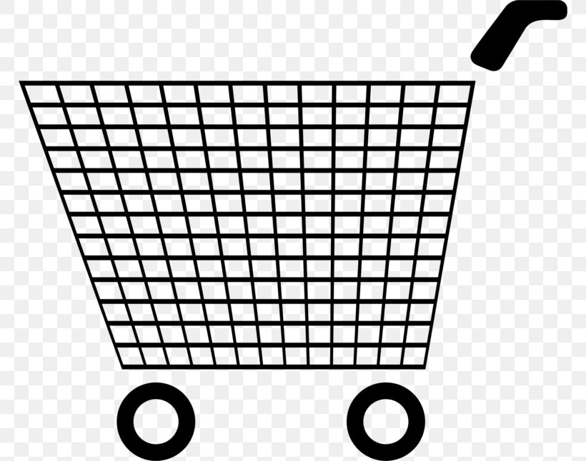 Shopping Cart Clip Art, PNG, 768x646px, Shopping Cart, Area, Bag, Black And White, Cart Download Free