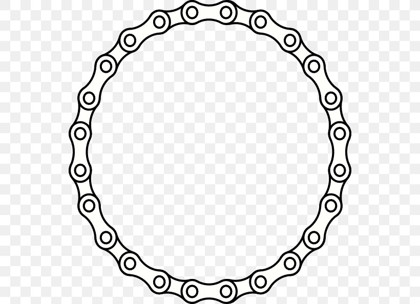 Bicycle Chain Clip Art, PNG, 552x594px, Bicycle Chain, Area, Bicycle, Bicycle Gearing, Black Download Free