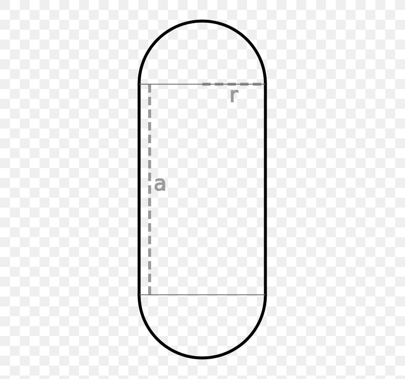 Capsule Stadium Geometry Geometric Shape, PNG, 341x767px, Capsule, Area, Black And White, Cylinder, Flowchart Download Free