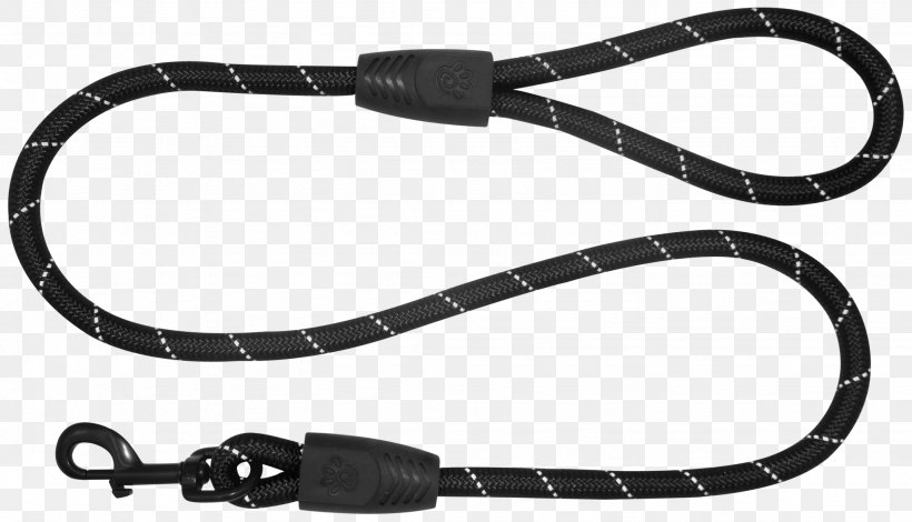Leash Dog Rope Natural Rubber Handle, PNG, 2048x1176px, Leash, Black, Black M, Cable, Dog Download Free