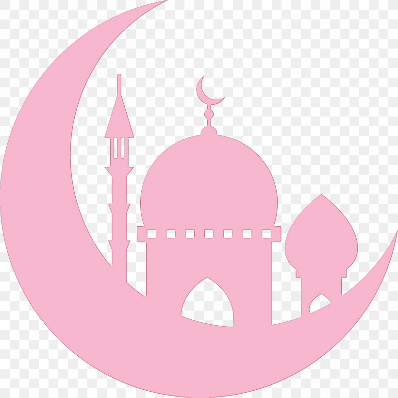 Mosque, PNG, 2514x2514px, Watercolor, Building, Circle, Logo, Magenta Download Free